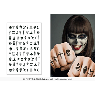 Gotiske Halloween Tatoveringer