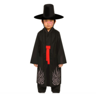 K-Pop Demon Barnekostyme Svart