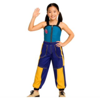 K-Pop Stjerne Lotus Barnekostyme Blå