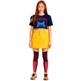 K-Pop Stjerne Hunter Kostyme