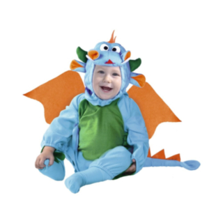 Lite Drage Babykostyme Blå