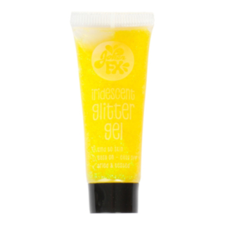 Iriserende Glitter Gel Gul