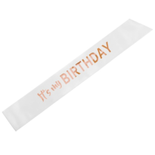 It's My Birthday Skråbånd