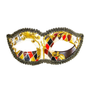 Venetiansk Harlekin øyemaske