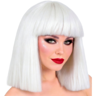 Showgirl Hvit Parykk