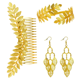 Laurbær Smykkesæt Guld