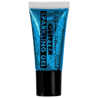 Glittergel Blå
