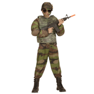 Militær barnevest kamuflasje