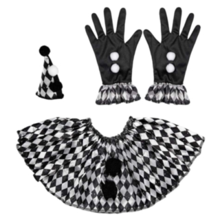 Harlekin Svart/Hvitt Tilbehørskit