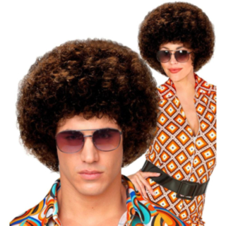 Disco Afroparykk Brun