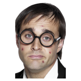 Skolegutt Nerd Briller