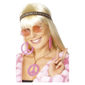 Hippie Tilbehørssett Rosa
