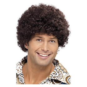 70-talls Disco Afroparykk Brun