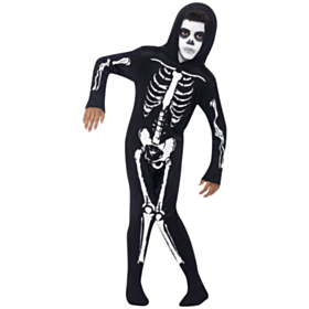 Skelet Børnekostume