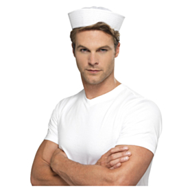 Sjømannshatt Hvit