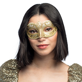 Venetiansk Øyemaske Gull