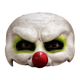 Horror Klovn Halvmaske Grønn
