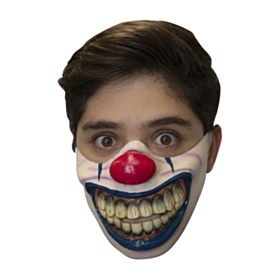 Freaky Smil Klovn Halvmaske Latex