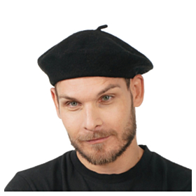 Fransk Beret Svart