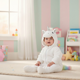 Enhjørning Babykostyme