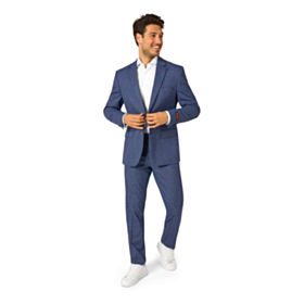 OppoSuits Daily® Navy Check Dress