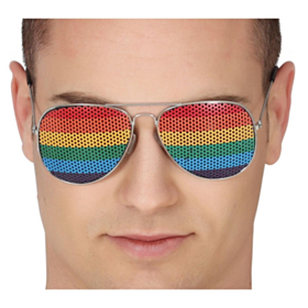 Pride Aviator Briller Regnbue