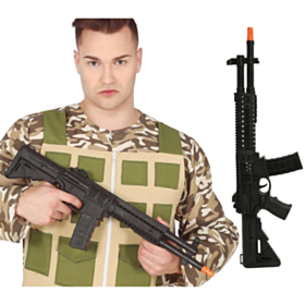 Militær Rifle Lekevåpen Svart