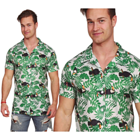 Palmetre & Tukan Hawaiiskjorte