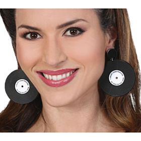 Vinylplate Øredobber Svart
