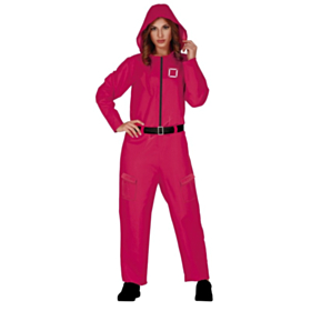 Gamer Spillvakt Kostyme Rosa