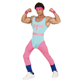 Frekk 80-talls Aerobics Kostyme
