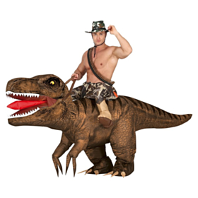 Oppblåsbart Carry Me T-Rex Kostyme