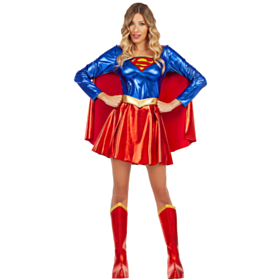 Supergirl® Kostyme Metallisk