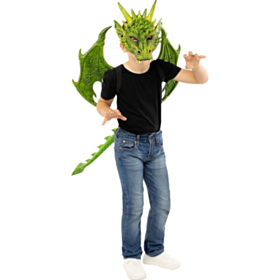 Drage Børnekostume Grøn