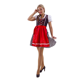 Dirndl Tradisjonell Rød