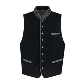 Tyrolervest Svart