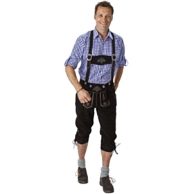 Lederhosen Lang Svart