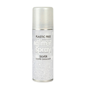 Hår- Og Kropsspray Glitter Sølv
