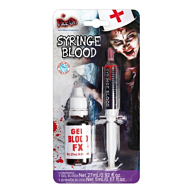 Falsk Blod Med Sprøjte