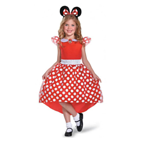 Disney® Minnie Mouse Rød Barnekostyme