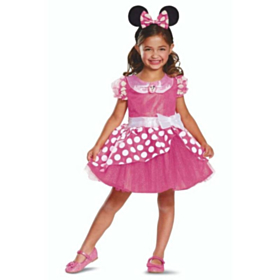 Disney® Minnie Mouse Rosa Deluxe Barnekostyme