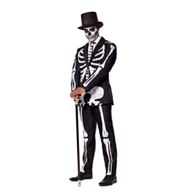 Suitmeister® Skeleton Grunge Dress