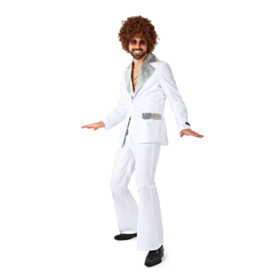 Suitmeister® Hvit Disco Fever Dress