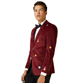 Opposuits® Christmas X-Mas Icons Blazer Vinrød