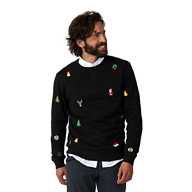 Opposuits® X-Mas Icons Julegenser Svart