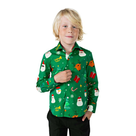 Opposuits® Festivity Green Barneskjorte