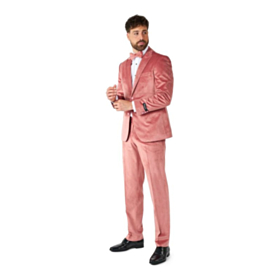 Opposuits® Vintage Pink Velvet Jakkesett