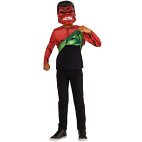The Hulk® Vendbart Barnekostyme Grønn/Rød