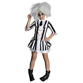 Beetlejuice® Kjole Barnekostyme