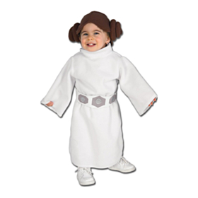 Star Wars® Prinsesse Leia Deluxe Småbarn Barnekostyme